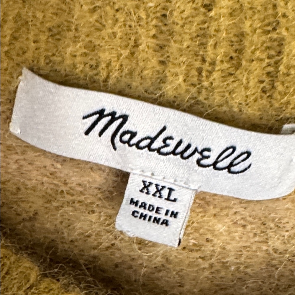 Madewell Women's Space-Dyed Otis Wool Alpaca Pullover Sweater Size xxl - Picture 3 of 9